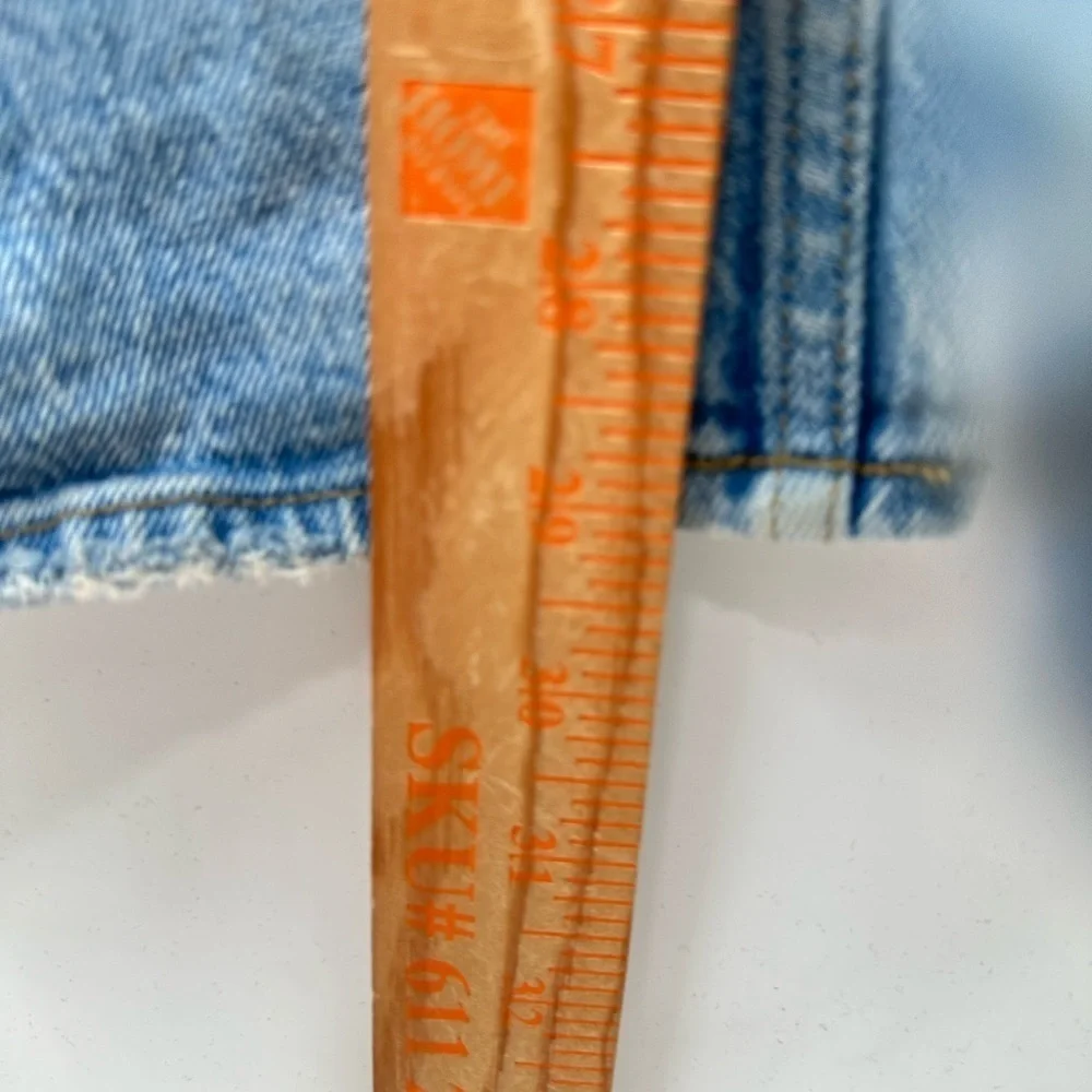 ABERCROMBIE & FITCH 4 The DAD light wash crossover Curve Love relaxed fit jean